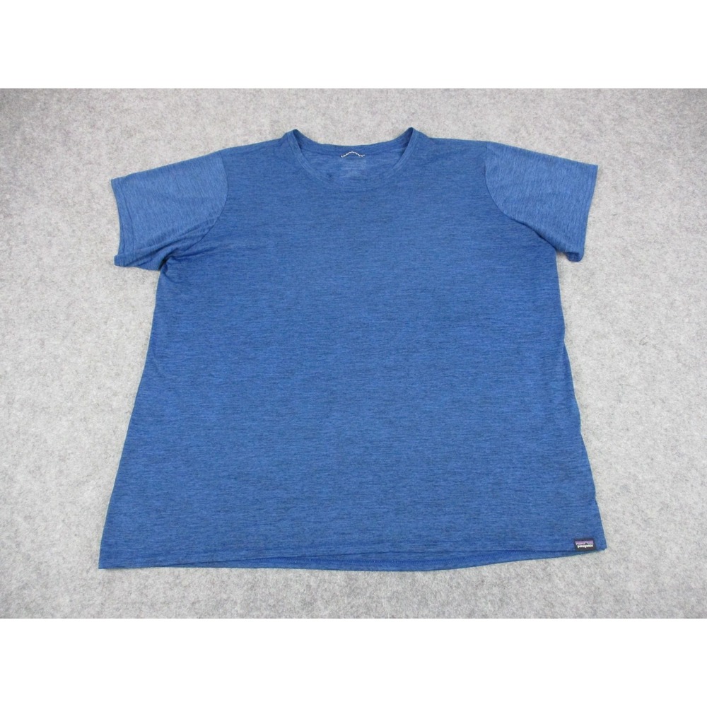 Patagonia Capilene Cool Daily Shirt Womens 2XL Blue Crew Neck Hiking 45225